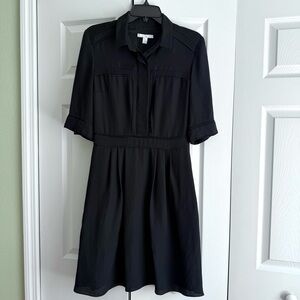 BOSS by Hugo Boss Black Silk Fit Flare Dress